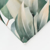 Eukalyptus-Leaf Fleecedecke (Ecke)