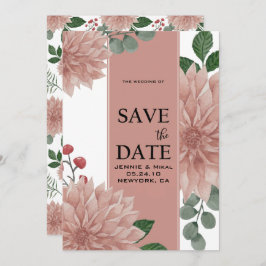 Eukalyptus Leaf Floral Save The Date