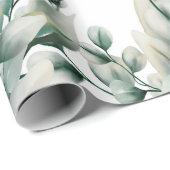Eukalyptus-Leaf Geschenkpapier (Rolleneckpunkt)