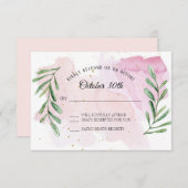 Eukalyptus Leaf Gold Rustikale UAWG Einladung (Vorne/Hinten)