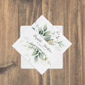 Eukalyptus Leaf Greenerenerity Wedding Napkins Serviette