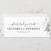 Eukalyptus Leaf Greenerity Wedding Head Table Sign (Vorderseite)