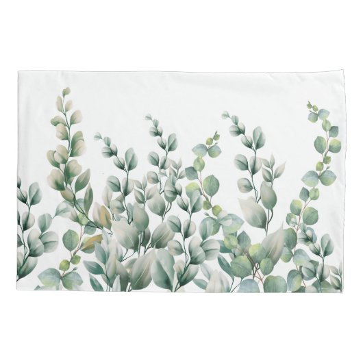 Eukalyptus-Leaf Kissenbezug (Rückseite)