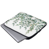 Eukalyptus-Leaf Laptopschutzhülle (Vorne Knopf)