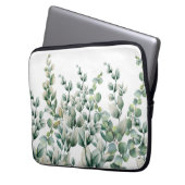 Eukalyptus-Leaf Laptopschutzhülle (Vorderseite Links)