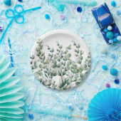 Eukalyptus-Leaf Pappteller (Party)