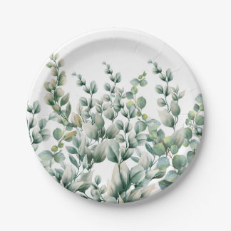 Eukalyptus-Leaf Pappteller