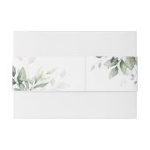 Eukalyptus Leaf Wedding Einladung Bly Band (Rückseitenbeispiel)