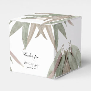 Eukalyptus Leaf Wedding Geschenkschachtel