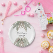 Eukalyptus Leaf Wedding Pappteller (Party)