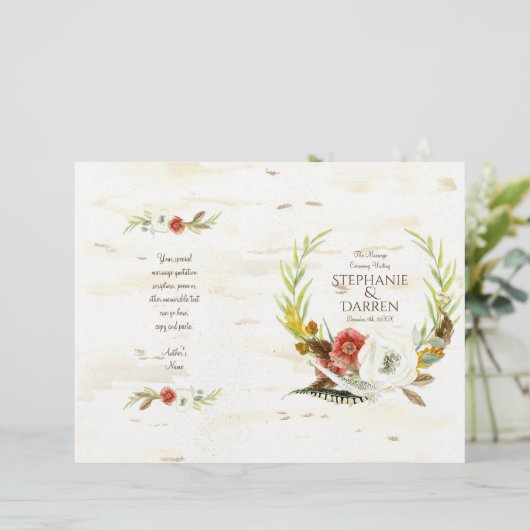 Eukalyptus Leaf Wreath (Stehend Vorderseite)