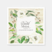 Eukalyptus Leaf Wreath BOHO Wild Rose Wood Serviette (Vorderseite)