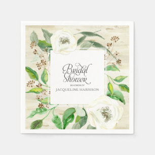 Eukalyptus Leaf Wreath BOHO Wild Rose Wood Serviette