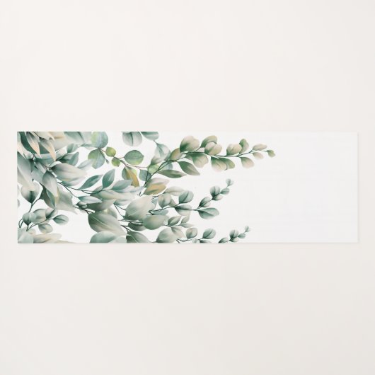 Eukalyptus-Leaf Yogamatte (Rückseite (Horizontal))