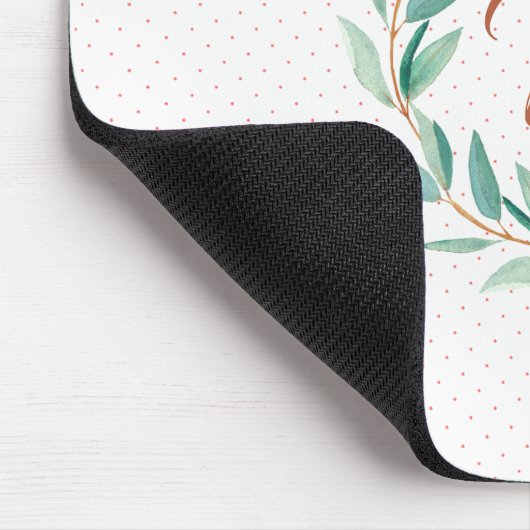 Eukalyptus-Leafs-Kranz Mousepad (Ecke)