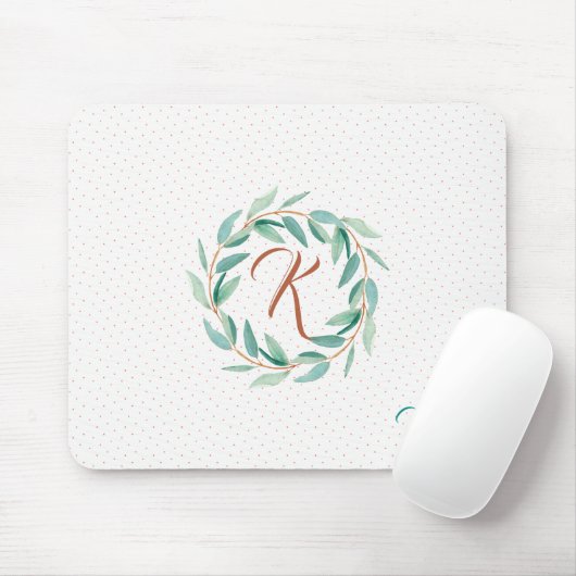 Eukalyptus-Leafs-Kranz Mousepad (Mit Mouse)