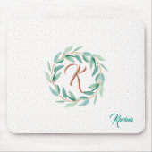 Eukalyptus-Leafs-Kranz Mousepad (Vorne)