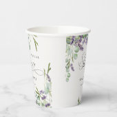 Eukalyptus Leafy Foliage Brautparty Pappbecher (Links)