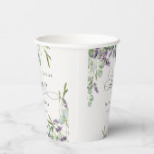 Eukalyptus Leafy Foliage Brautparty Pappbecher (Rechts)
