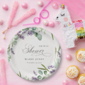 Eukalyptus Leafy Foliage Brautparty Pappteller (Party)