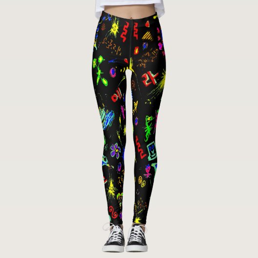 Eukalyptus-Leggings Leggings (Vorderseite)