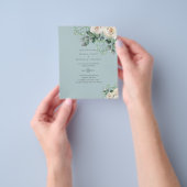 Eukalyptus Lemon Gelbe WEDD Flyer (Gruppe)