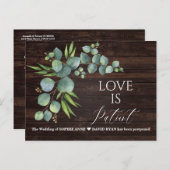 Eukalyptus-Liebe: Aktualisierung der Patientenskri Postkarte (Vorne/Hinten)