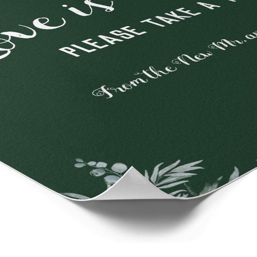 Eukalyptus-Liebe ist ein süßes Brautparty Poster (Ecke)