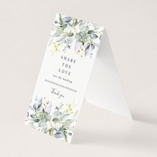 Eukalyptus: Liebe-Tabellenzeichen teilen (Vorderseite)