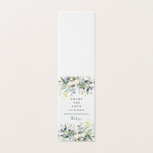 Eukalyptus: Liebe-Tabellenzeichen teilen (Außenseite Aufgefaltet)