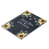 Eukalyptus Light Black Recipe Notizblock (Linke Seite)