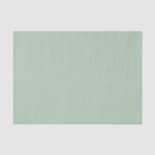 Eukalyptus Light Green Solid Color Seidenpapier (Vorderseite)