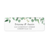 Eukalyptus-Logo für moderne Grünpflanzen (Vorne)