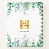 Eukalyptus-Logo Notizblock (Rückseite)