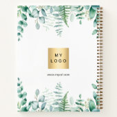 Eukalyptus-Logo Notizblock (Rückseite)