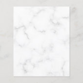 Eukalyptus Marble Wedding Abend Party (Rückseite)