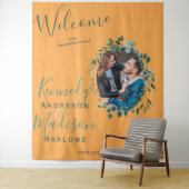 Eukalyptus-Marigold-Foto Wandteppich (Beispiel)