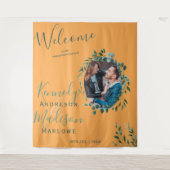 Eukalyptus-Marigold-Foto Wandteppich (Vorderseite)