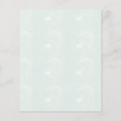 Eukalyptus Mason Jar Monogram Brautparty (Rückseite)