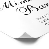 Eukalyptus Mimosa Bar Poster-Zeichen Poster (Ecke)