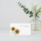 Eukalyptus Minimalistisch Florist Visitenkarte (Stehend Vorderseite)