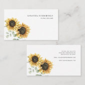 Eukalyptus Minimalistisch Florist Visitenkarte (Vorne/Hinten)