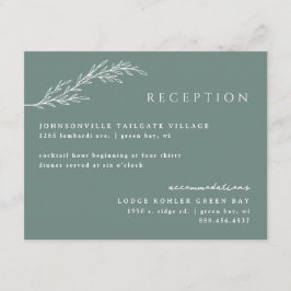 Eukalyptus Moderne verkalkte botanische Details Begleitkarte