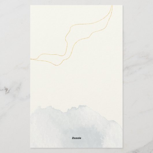 Eukalyptus Modernes Icon Hochzeitsprogramm Briefpapier (Rückseite)