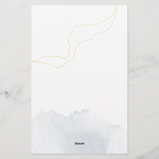 Eukalyptus Modernes Icon Hochzeitsprogramm Briefpapier (Rückseite)