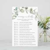 Eukalyptus Mommy oder Daddy Game (Stehend Vorderseite)