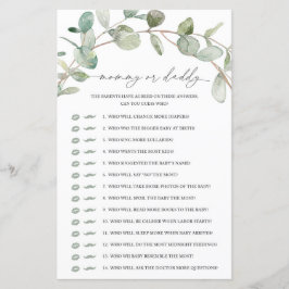 Eukalyptus Mommy oder Daddy Game