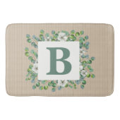 Eukalyptus Monogram Bath Mat Badematte (Vorderseite)