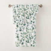 Eukalyptus-Muster Badhandtuch Set (Insitu)