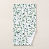Eukalyptus-Muster Badhandtuch Set (Handtuch)